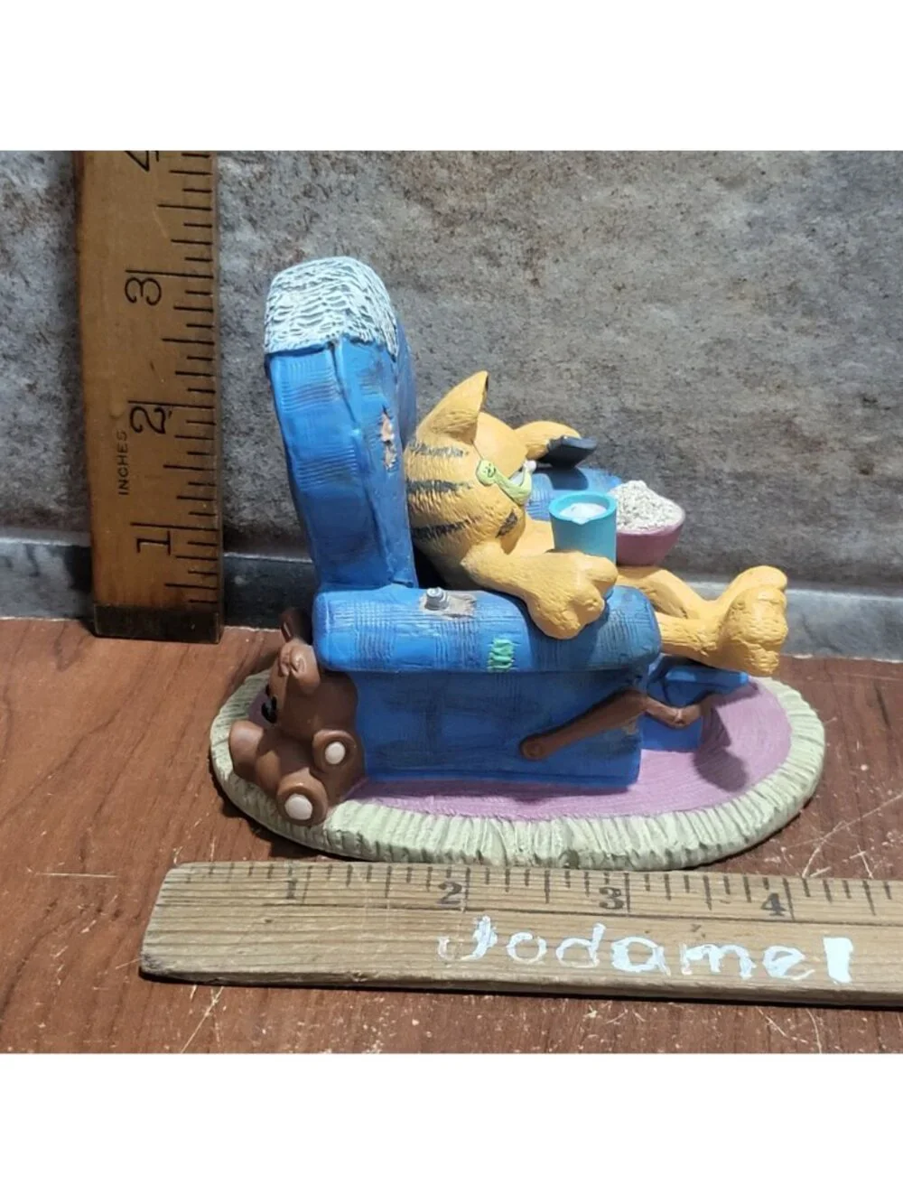 Vintage Danbury Mint Garfield Figurine Sittin Pretty 1992
